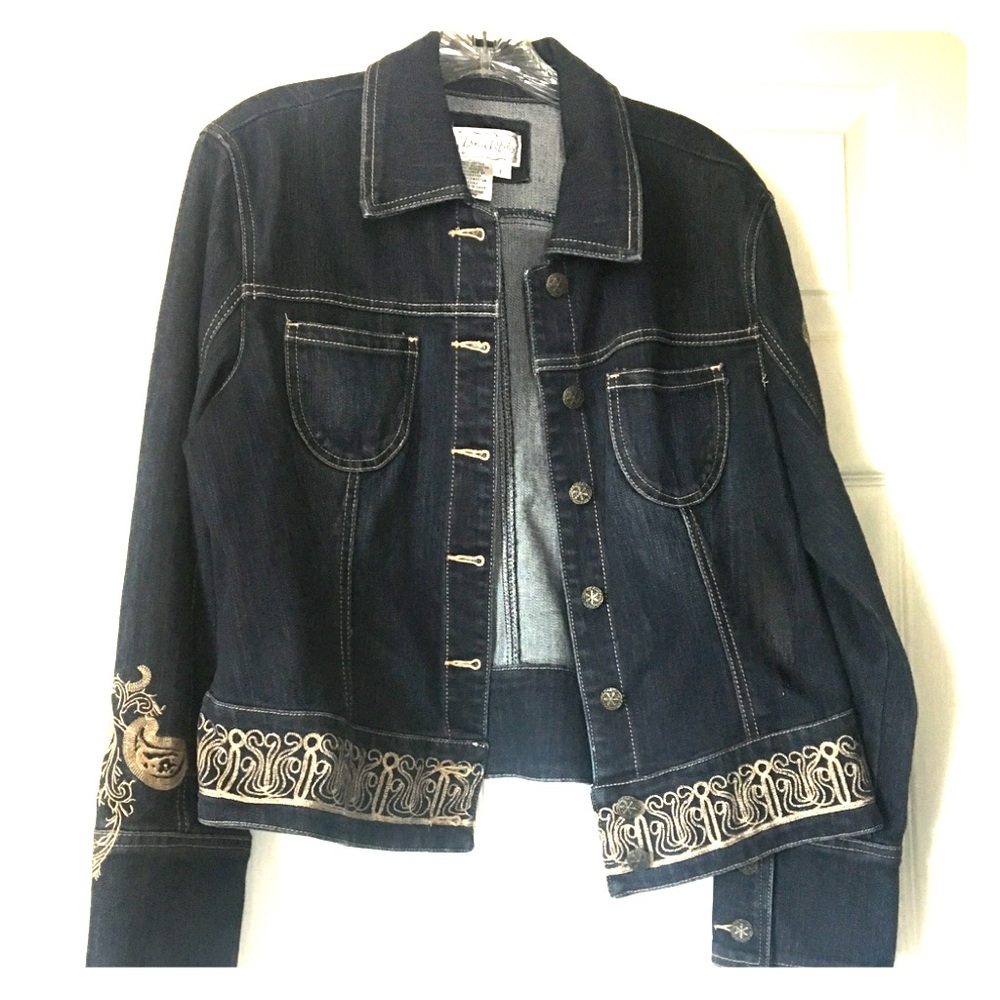 Jean Jacket with embroidery
